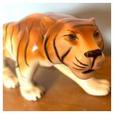 Vintage Ceramic Tiger Figurine