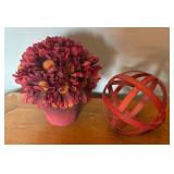 Decor including Vase, Coasters, Runner, Faux Florals, Lantern and More!