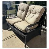 Patio Sofa, Chairs, Ottomans and Table