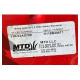 Yard Machines by MTD Snowblower Model: 31A-32AD700