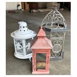 Three Stylish Outdoor Lanterns