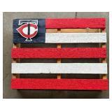 Minnesota Twins Baseball Pallet Decorative Wall Hanging