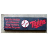 Minnesota Twins Baseball Wall Decor, Gloves and Tote