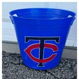 Minnesota Twins Baseball Cooler, Bucket and Waste Can