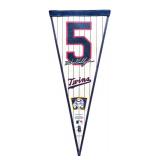 Vintage Twins Memorable including Wooden Minnesota Twins, Miniature Bats, License Plate and Banner