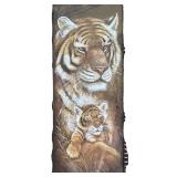 Framed Print "Tiger and Baby"