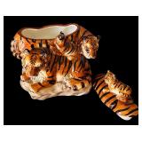 Beautiful Vibrant Tiger Decor including Large Colorful Canvas Print, Cookie Jar and More!