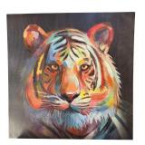 Beautiful Vibrant Tiger Decor including Large Colorful Canvas Print, Cookie Jar and More!