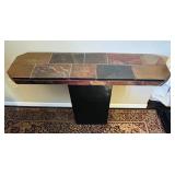 Stylish Tile Top Console Table