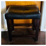Petite Faux Leather Footstool