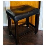 Petite Faux Leather Footstool