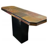 Stylish Tile Top Console Table