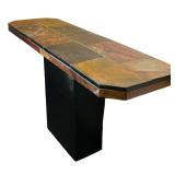 Stylish Tile Top Console Table