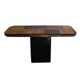 Stylish Tile Top Console Table