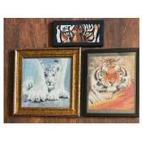 Three Beautiful Tiger Diamond Art Tigers
