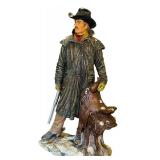 Rustic Style Cowboy Sculpture
