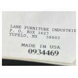 Black Leather Reclining Chair by Lane