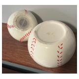 Baseball Motif Bank and Canister