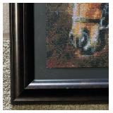 Framed Horse Motif Diamond Art