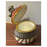 Beautiful Vase, Candle Holder and Trinket Box