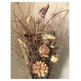 Beautiful Vase with Dried Florals and Foliage