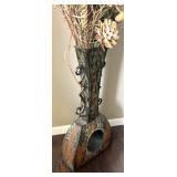 Beautiful Vase with Dried Florals and Foliage