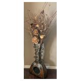 Beautiful Vase with Dried Florals and Foliage