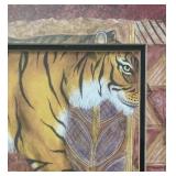 Pretty Tiger Framed Print by Cook
