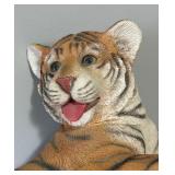 Playful Resin Tiger Decorative Figurine