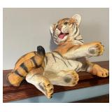 Playful Resin Tiger Decorative Figurine
