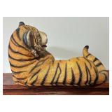 Playful Resin Tiger Decorative Figurine