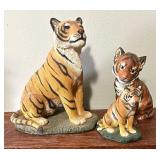 Three Tiger Figurines