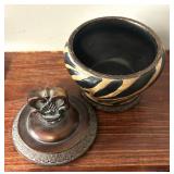 Two Decorative Lidded Urns