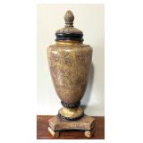 Two Decorative Lidded Urns