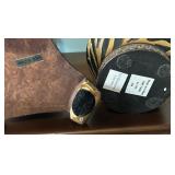 Two Decorative Lidded Urns