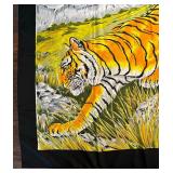 Large Tiger Motif Scarf