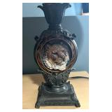 Pair of Tiger Accented Lamps