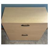 Blonde File Cabinet