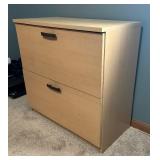 Blonde File Cabinet