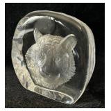 Crystal and Glass Tiger Decor