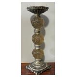 Candle Holder, Finial and Decorative Spheres