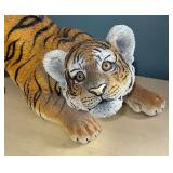 Playful Resin Tiger Figurine