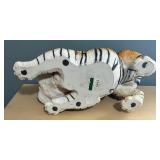 Playful Resin Tiger Figurine