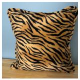 Tiger Print Accent Pillows and Table Runner
