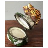 Tiger Figurine Trinket Box by Direct Connection