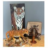 Tiger Print, Tea Light Lamp, Plate, Figurines and More!