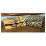 Two Animal Print Trinket Boxes