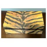 Two Animal Print Trinket Boxes
