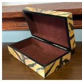 Two Animal Print Trinket Boxes