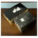Two Animal Print Trinket Boxes